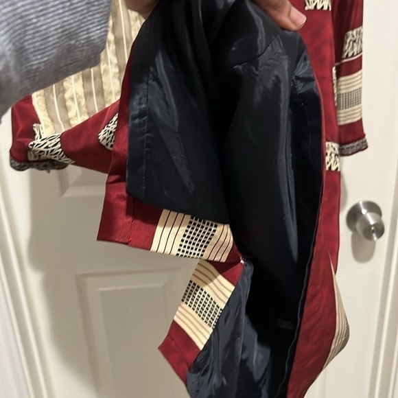 Vintage 100% Silk Size 8 Tan Shift Dress by Anne Crimmins for Umi Collections - Picture 7 of 8